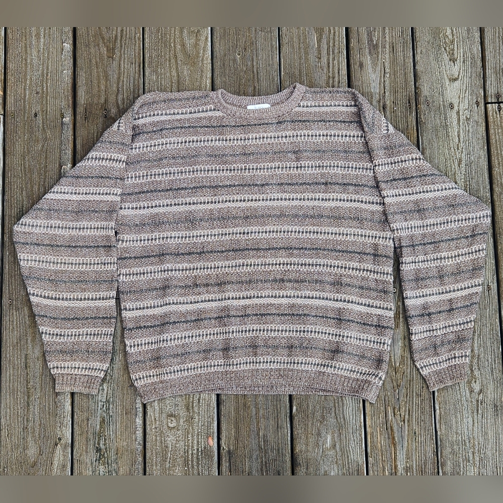 Vintage 90s Knightsbridge Striped Dweater